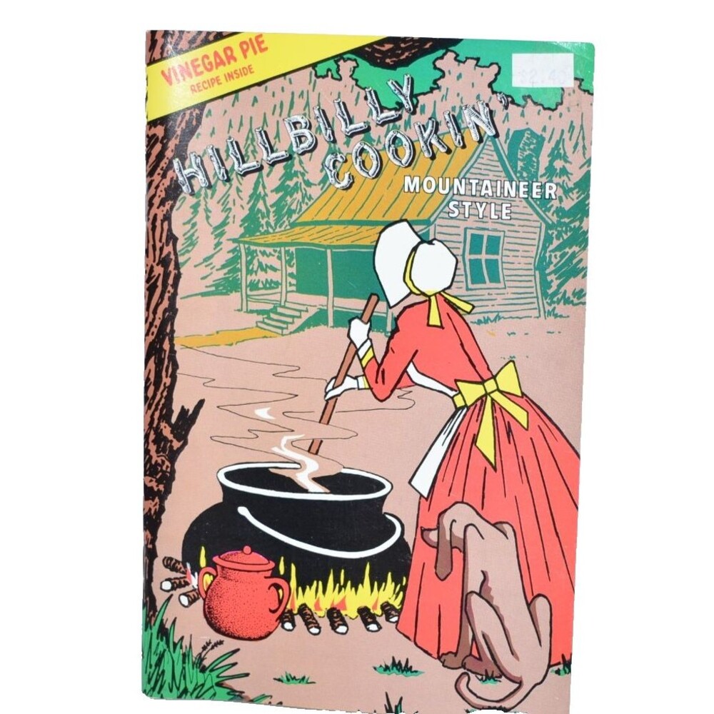 Hillbilly Cookin Mountaineer Style Vtg PB Cookbook 1968 Recipe Fried Rabbit etc.